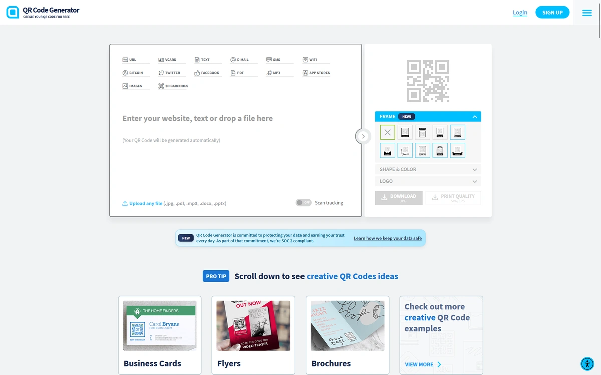 qr-code-generator.com's QR code generator.