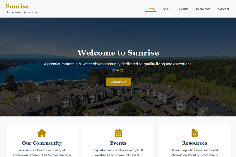 Sunrise HOA Digital Transformation Case Study
