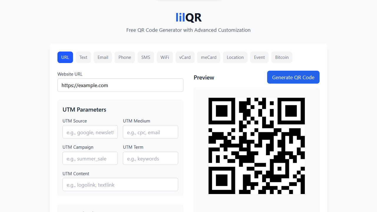 lilQR screenshot